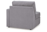 Modmax Granite 5-Piece Sectional and Swivel Glider Recliner -   - Luna Furniture