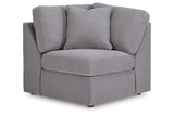 Modmax Granite 5-Piece Sectional and Swivel Glider Recliner -   - Luna Furniture