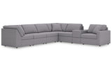 Modmax Granite 7-Piece Sectional -   - Luna Furniture