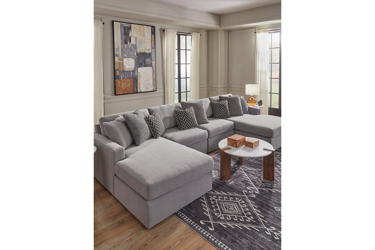 Modmax Granite 4-Piece Sectional with Chaise -  Ashley - Luna Furniture