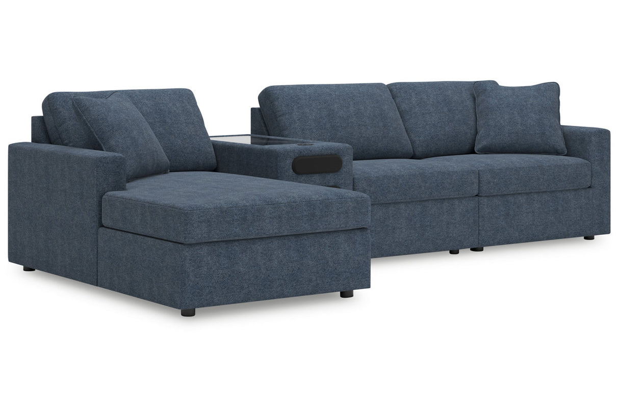 Modmax Ink 4-Piece Sectional with Chaise -   - Luna Furniture