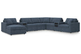 Modmax Ink 8-Piece Sectional with Audio System and Chaise -   - Luna Furniture