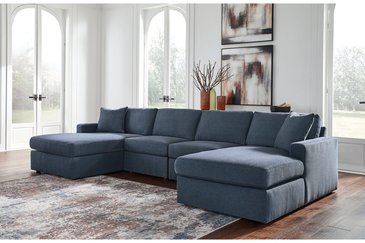 Modmax Ink 4-Piece Sectional with Chaise -  Ashley - Luna Furniture