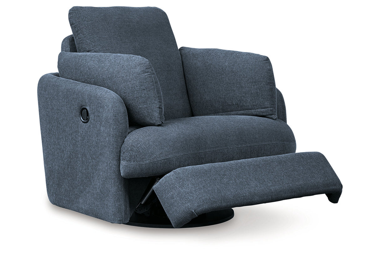 Modmax Ink 6-Piece Sectional and Swivel Glider Recliner -   - Luna Furniture