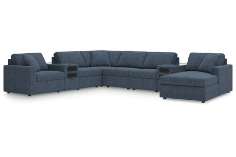 Modmax Ink 8-Piece Sectional with Audio System and Chaise -   - Luna Furniture