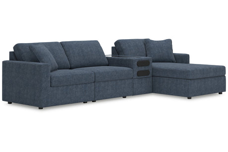 Modmax Ink 4-Piece Sectional with Chaise -   - Luna Furniture