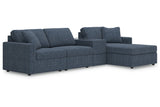 Modmax Ink 4-Piece Sectional with Chaise -   - Luna Furniture