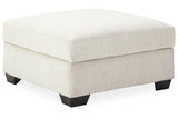 Cambri Snow 2 Oversized Swivel Chairs and Ottoman from Ashley - Luna Furniture