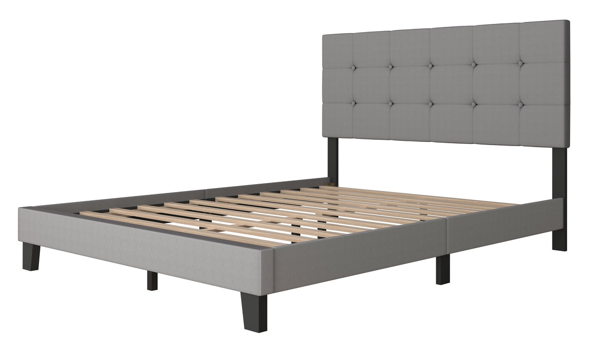 Otto Gray Full Platform Bed from Happy Homes - Luna Furniture