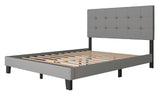 Otto Gray Queen Platform Bed from Happy Homes - Luna Furniture