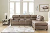 Navi Fossil 2-Piece Sectional Sofa Chaise -  Ashley - Luna Furniture
