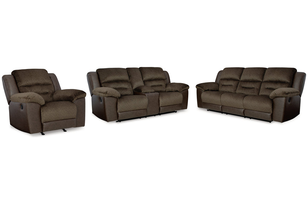 Dorman  Reclining Sofa, Loveseat and Recliner -  Ashley - Luna Furniture