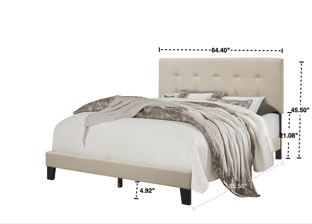 Otto Fog Full Platform Bed from Happy Homes - Luna Furniture