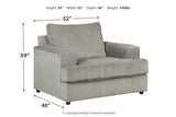 Soletren Ash Sofa and Loveseat with Chair and Ottoman -  Ashley - Luna Furniture