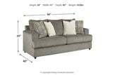 Soletren Ash Sofa, Loveseat and Accent Chair -  Ashley - Luna Furniture