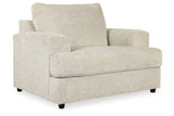 Soletren Stone Sofa Sleeper and Oversized Chair -  Ashley - Luna Furniture