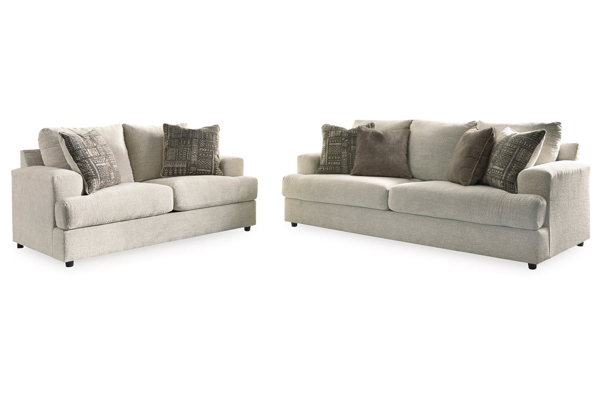 Soletren Stone Sofa and Loveseat – Luna Furniture