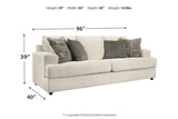 Soletren Stone Sofa, Loveseat, Oversized Chair and Ottoman -  Ashley - Luna Furniture