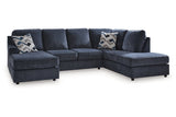 Albar Place Cobalt 2-Piece Sectional from Ashley - Luna Furniture