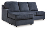 Albar Place Cobalt 2-Piece RAF Chaise Sectional from Ashley - Luna Furniture