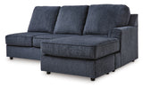 Albar Place Cobalt 2-Piece LAF Chaise Sectional from Ashley - Luna Furniture