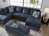 Albar Place Cobalt 2-Piece LAF Chaise Sectional from Ashley - Luna Furniture