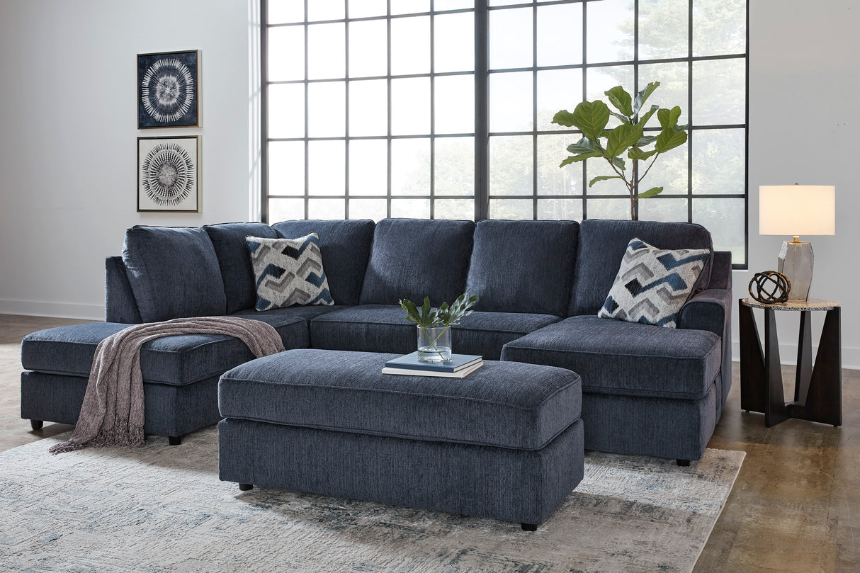 Albar Place Cobalt 2-Piece LAF Chaise Sectional from Ashley - Luna Furniture