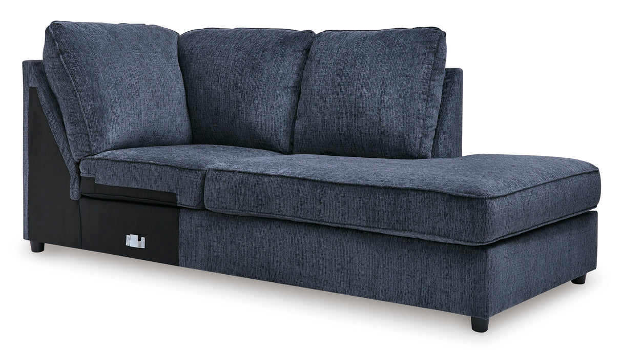 Albar Place Cobalt 2-Piece RAF Chaise Sectional from Ashley - Luna Furniture