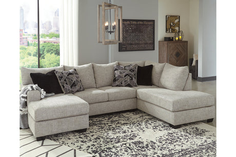 Megginson Storm 2-Piece Sectional with Chaise -  Ashley - Luna Furniture