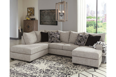 Megginson Storm 2-Piece Sectional with Chaise -  Ashley - Luna Furniture