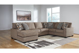 Cannonbrook Nutmeg 3-Piece Sectional with Chaise -  Ashley - Luna Furniture