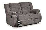 Tulen Gray Reclining Sofa and Loveseat -  Ashley - Luna Furniture