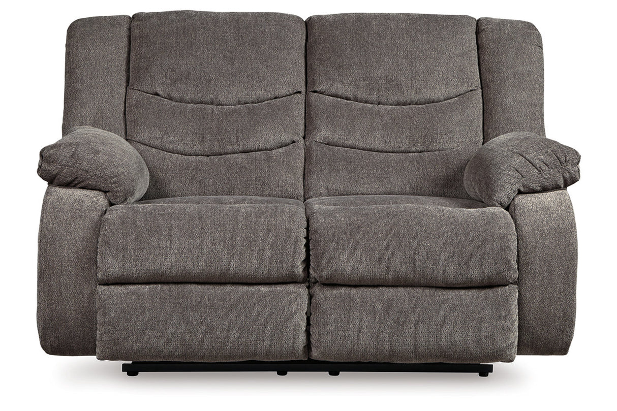 Tulen Gray Reclining Sofa and Loveseat -  Ashley - Luna Furniture