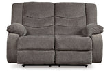 Tulen Gray Reclining Sofa and Loveseat -  Ashley - Luna Furniture