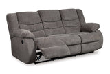 Tulen Gray Reclining Sofa and Loveseat -  Ashley - Luna Furniture