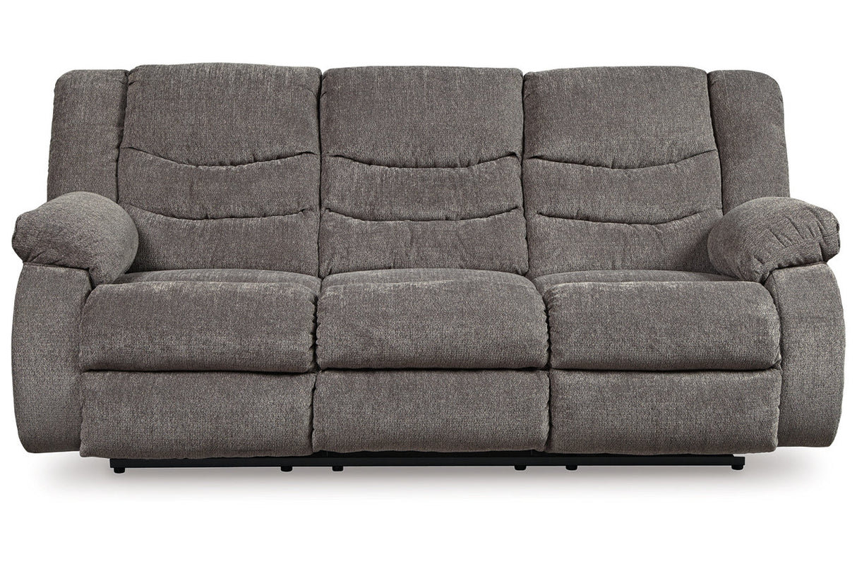 Tulen Gray Reclining Sofa and Loveseat -  Ashley - Luna Furniture