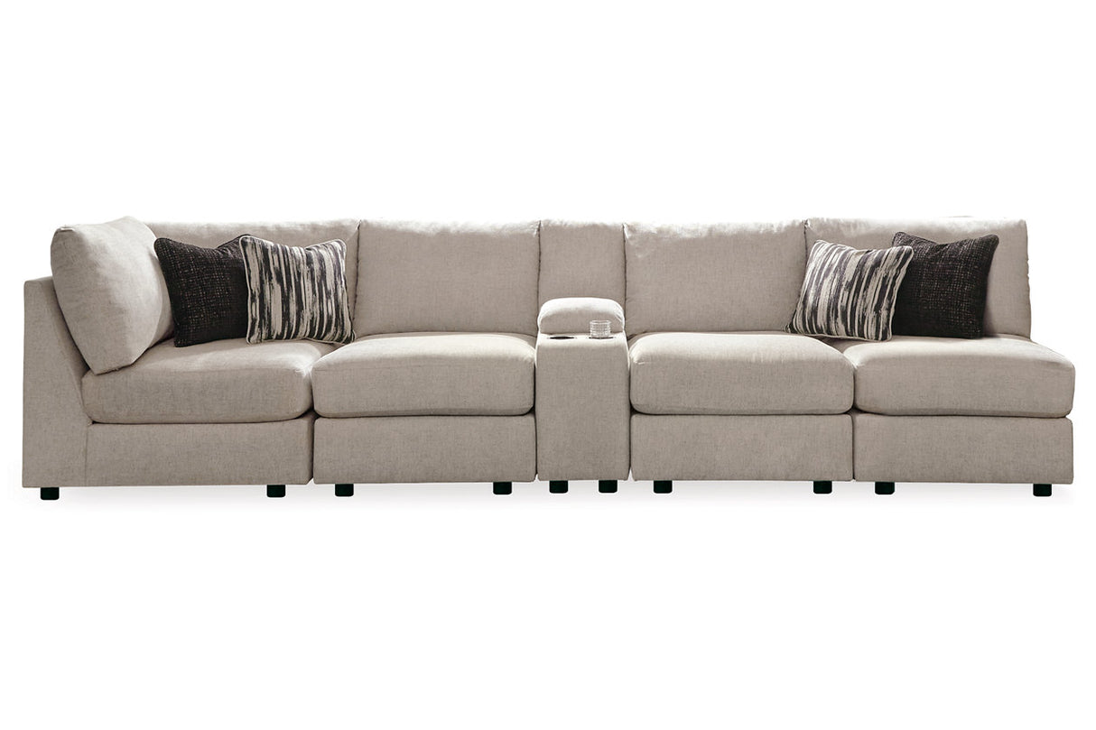 Kellway Bisque 5-Piece Sectional -  Ashley - Luna Furniture