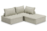 Bales Taupe 3-Piece Modular Seating -  Ashley - Luna Furniture