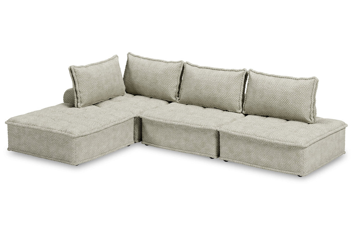 Bales Taupe 4-Piece Modular Seating -  Ashley - Luna Furniture