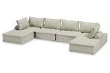 Bales Taupe 6-Piece Modular Seating -  Ashley - Luna Furniture