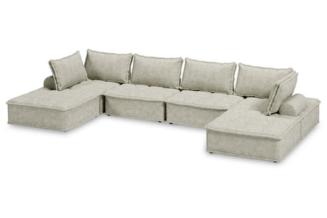 Bales Taupe 6-Piece Modular Seating -  Ashley - Luna Furniture