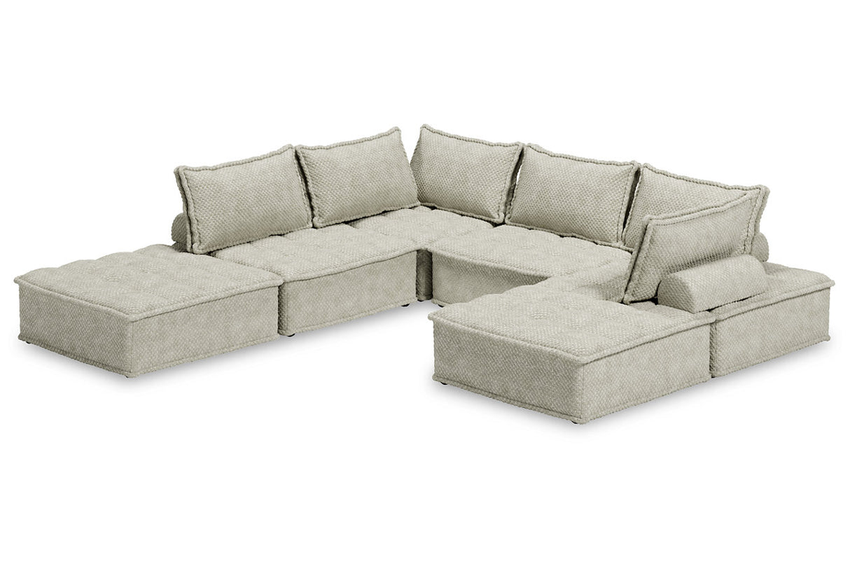 Bales Taupe 6-Piece Modular Seating -  Ashley - Luna Furniture