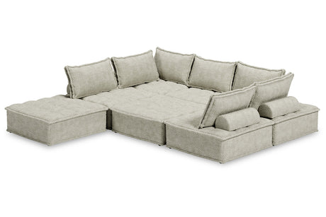 Bales Taupe 7-Piece Modular Seating -  Ashley - Luna Furniture