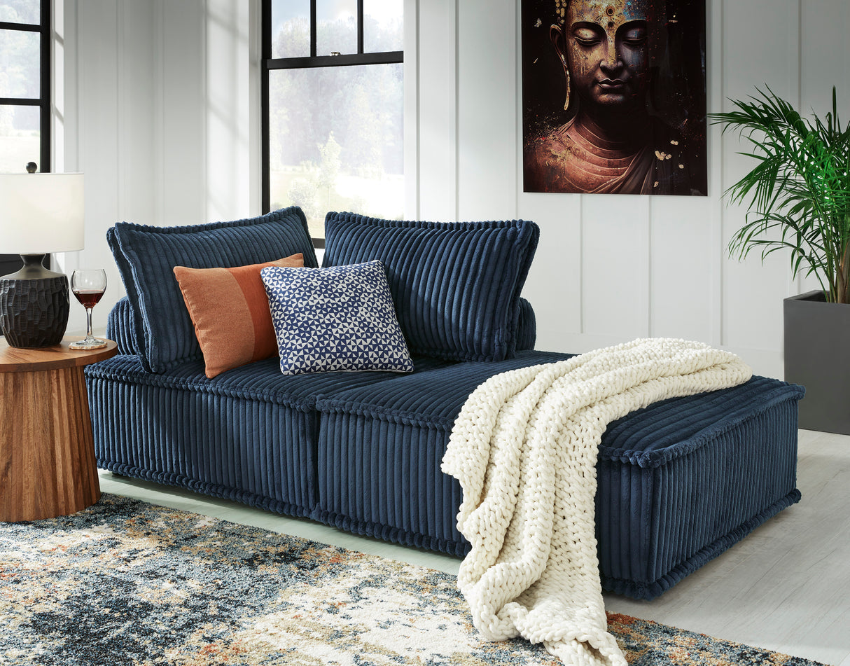 Bales Navy 2-Piece Modular Seating from Ashley - Luna Furniture