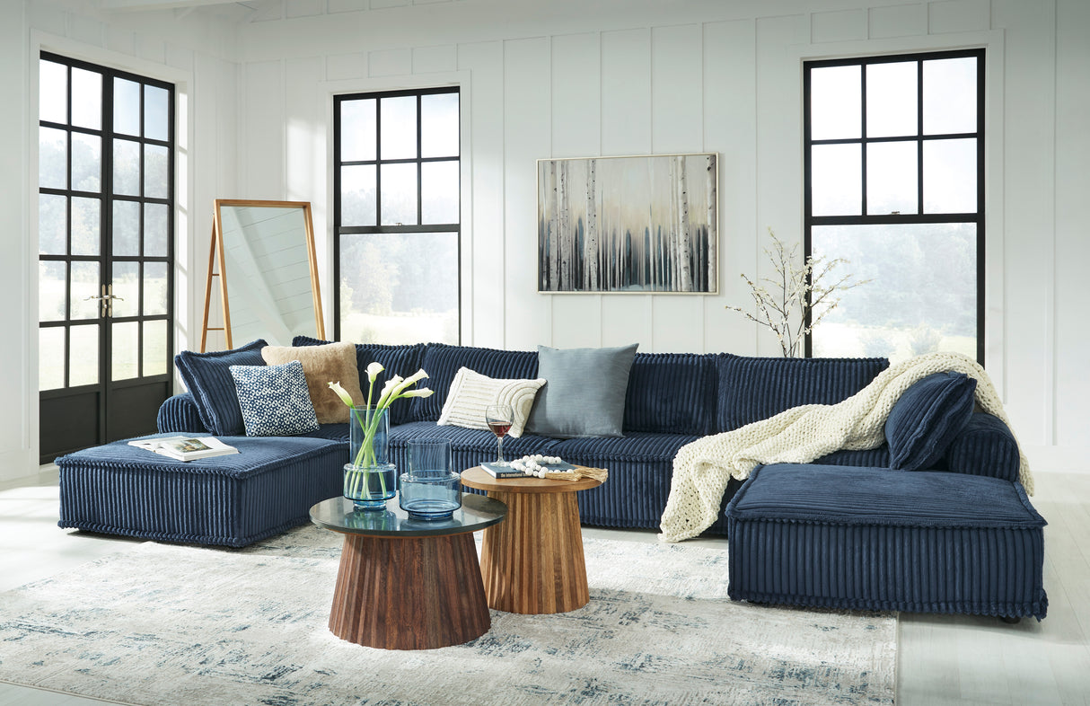 Bales Navy 6-Piece Modular Seating