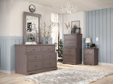 Stavros Gray Mirror from Furniture of America - Luna Furniture