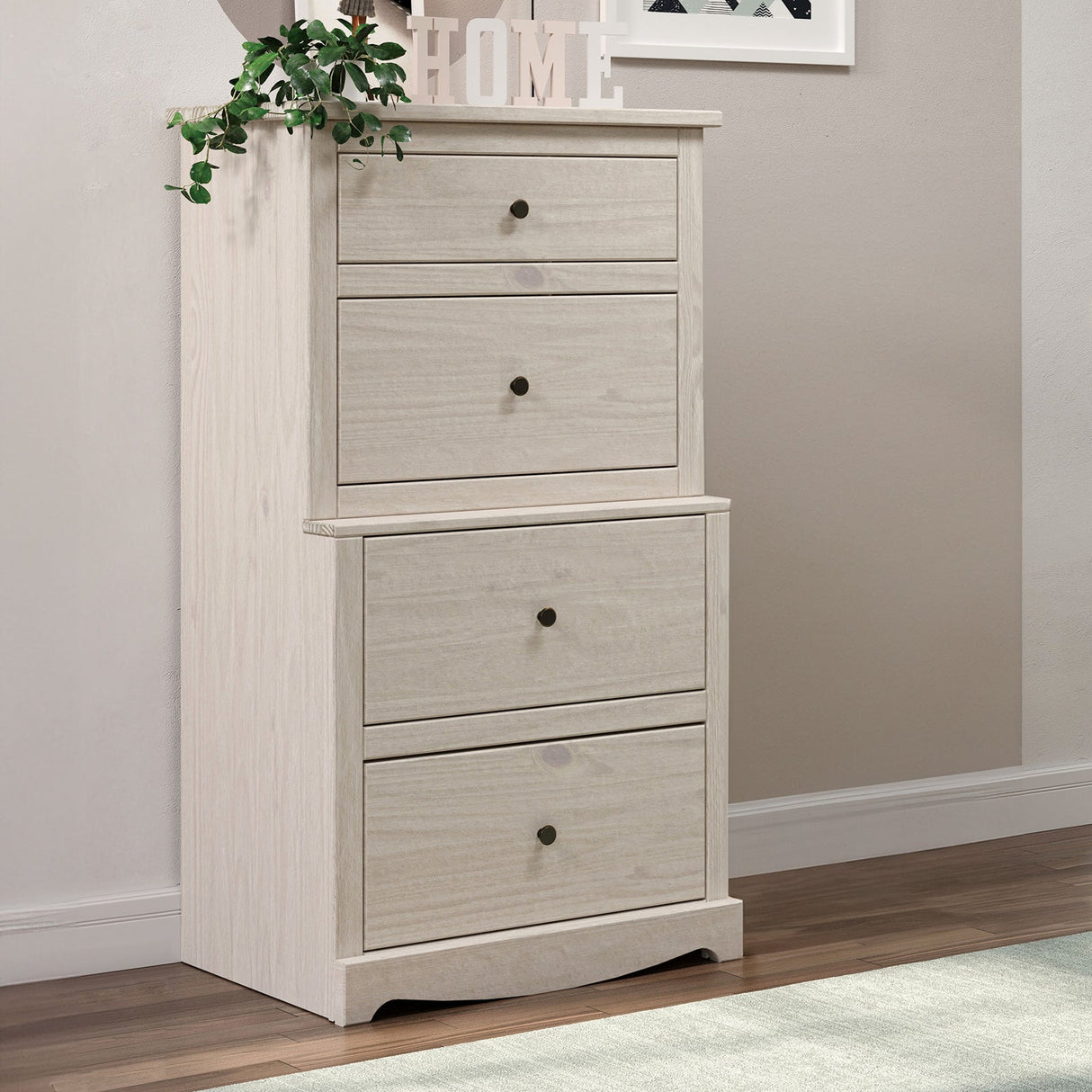 Stavros White Chest from Furniture of America - Luna Furniture