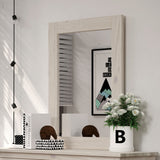 Stavros White Mirror from Furniture of America - Luna Furniture