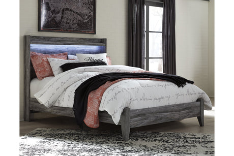 Baystorm Gray Queen Panel Bed -  Ashley - Luna Furniture