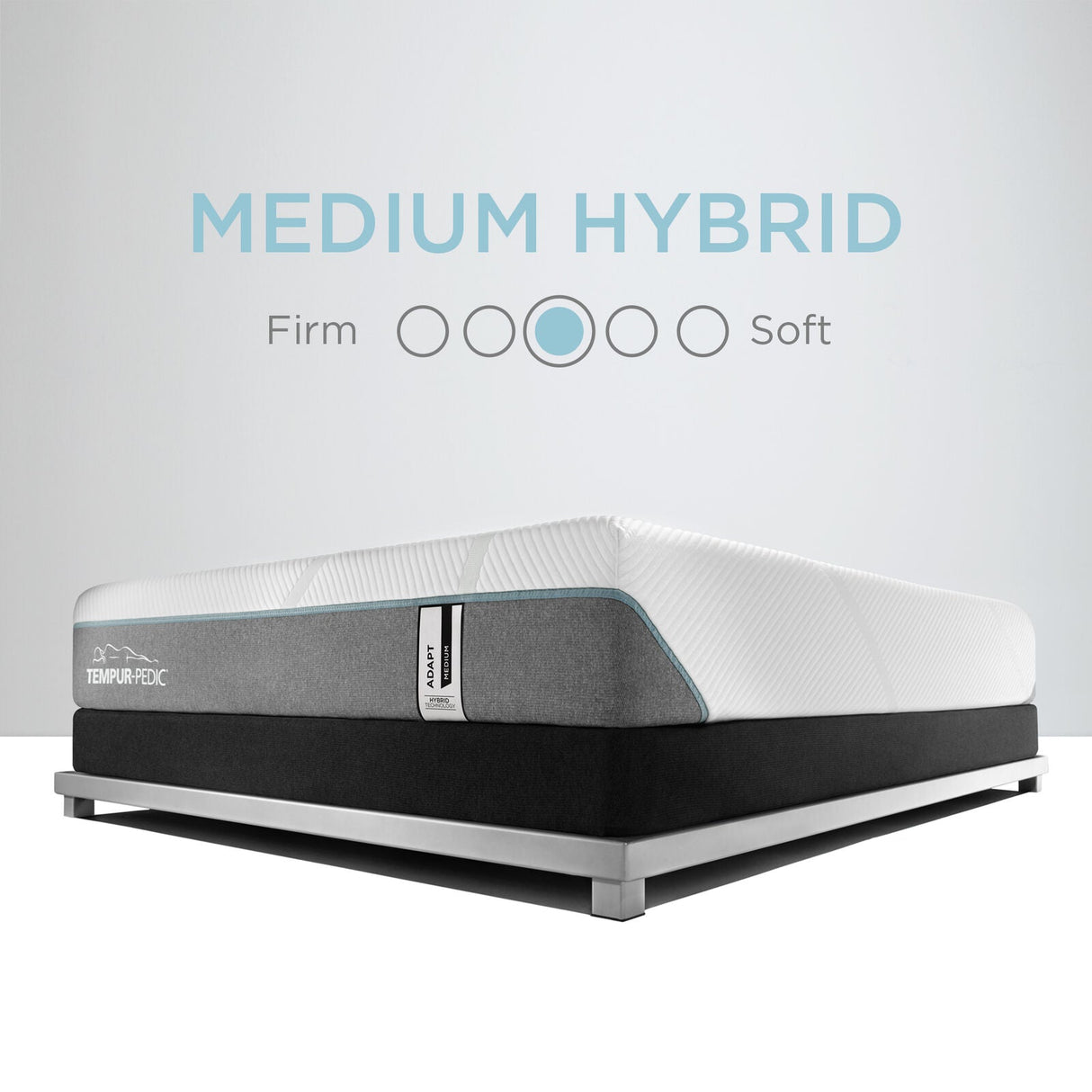 TEMPUR-Adapt Medium Hybrid Mattress, Full /Double Size -  Tempur-Pedic - Luna Furniture